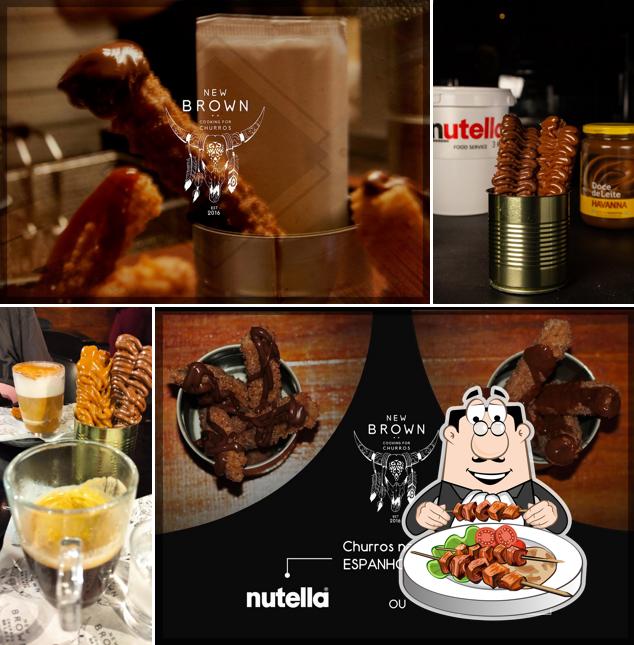 Platos en NEW BROWN - CHURROS NA LATA BARÃO GERALDO