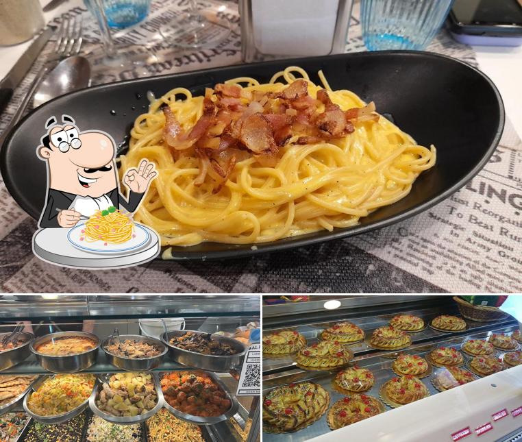 Spaghetti alla carbonara al Al Ritrovo di Mancia F.sco