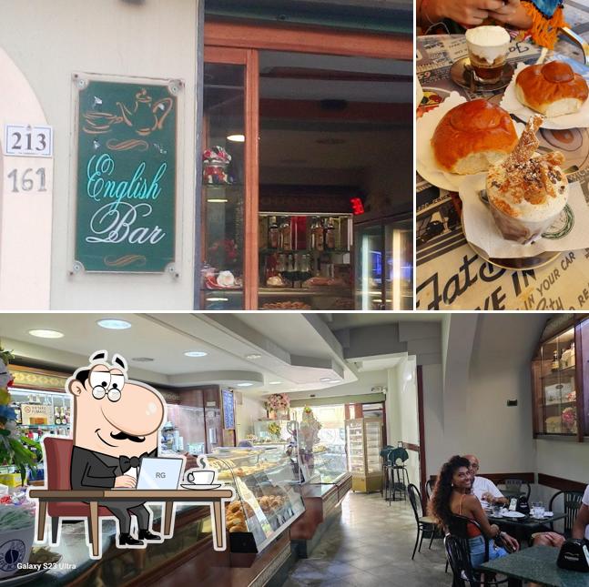 Gli interni di English Bar di Milazzo