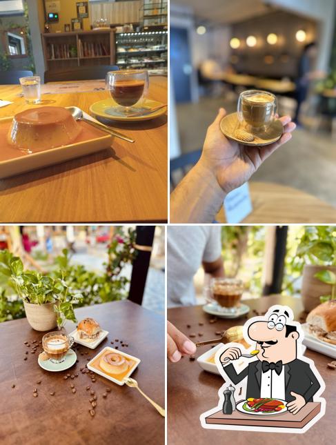 Platos en Fire Café