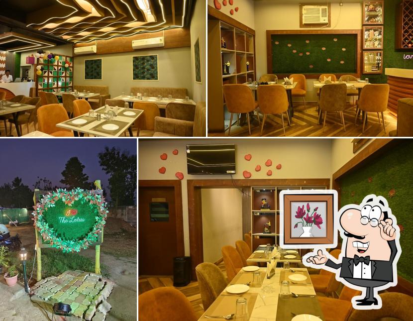 The interior of The Lotus Multi Cuisine Restaurant