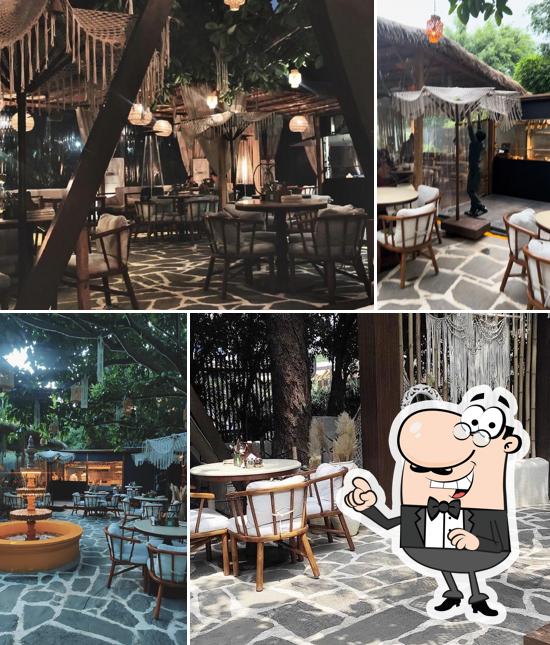 Take a seat at one of the tables at Avokado