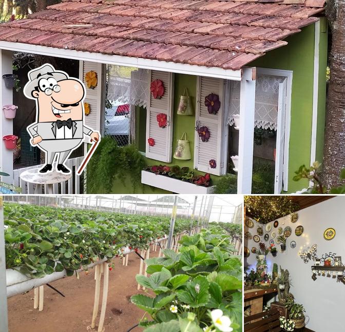 O exterior do Casarão Café Colonial