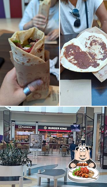 Dai un’occhiata alla immagine che presenta la cibo e interni di La Piadineria