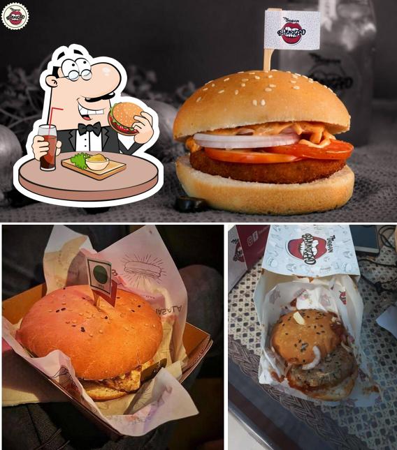 Order a burger at The Urban Bhukkad