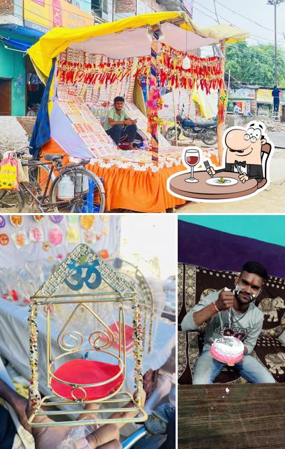 This is the picture showing food and exterior at Food Bazaar