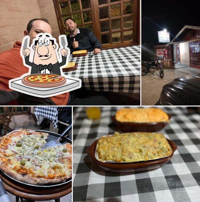 Experimente pizza no Pizzaria Pé da Serra
