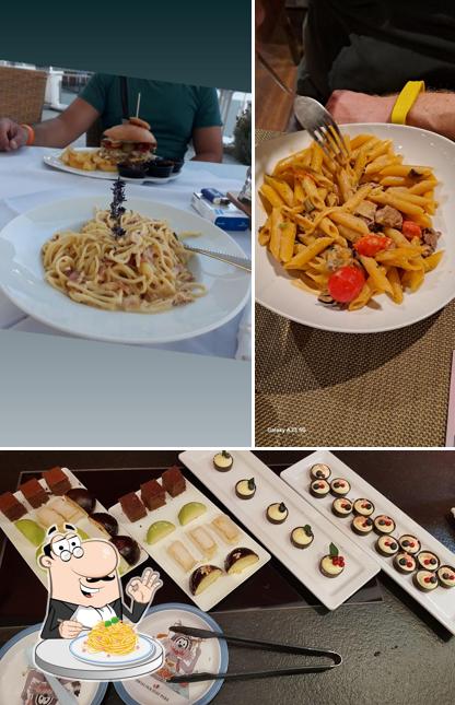 Spaghetti alla carbonara al Restaurant Panorama