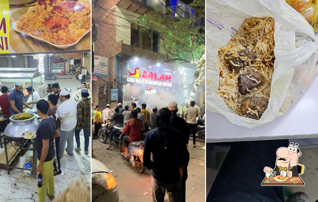 Meals at Salam Loni Walo Ki mashoor Biryani