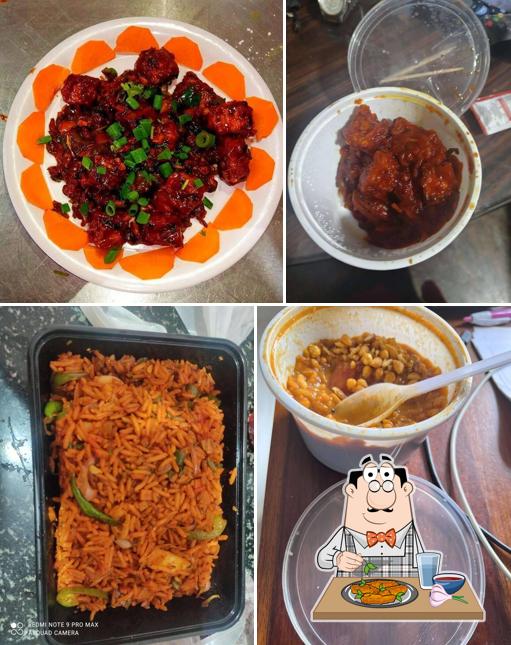 Chicken wings at Sri Sai upahara