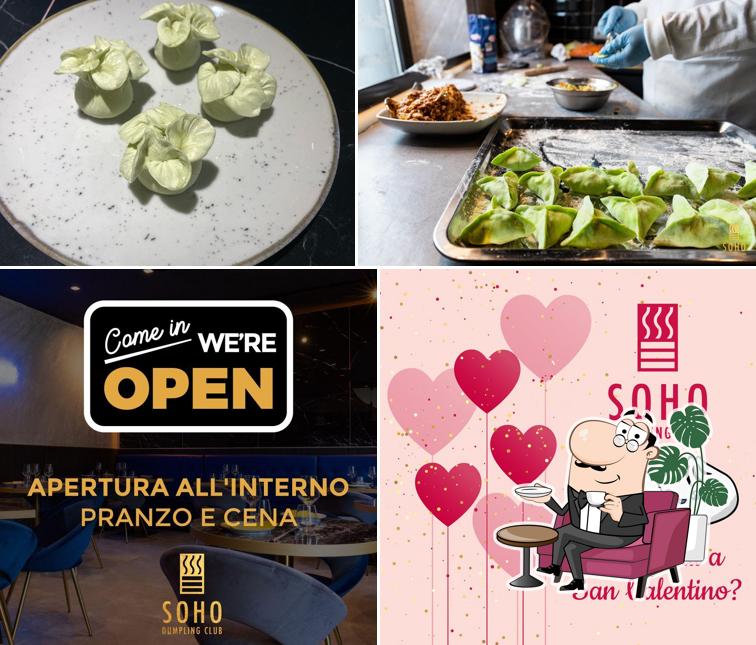 Gli interni di Soho Dumpling Club