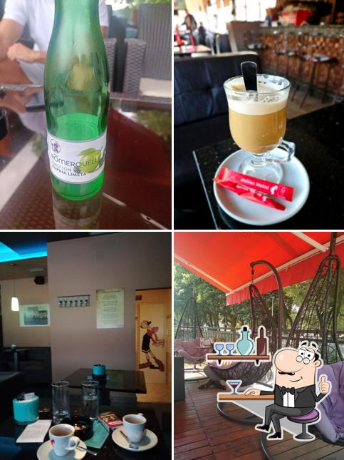 Tra le diverse cose da Melin bar si possono trovare la interni e cibo