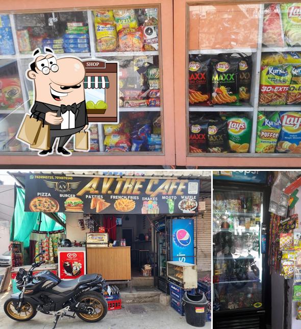 The restaurant's exterior and interior