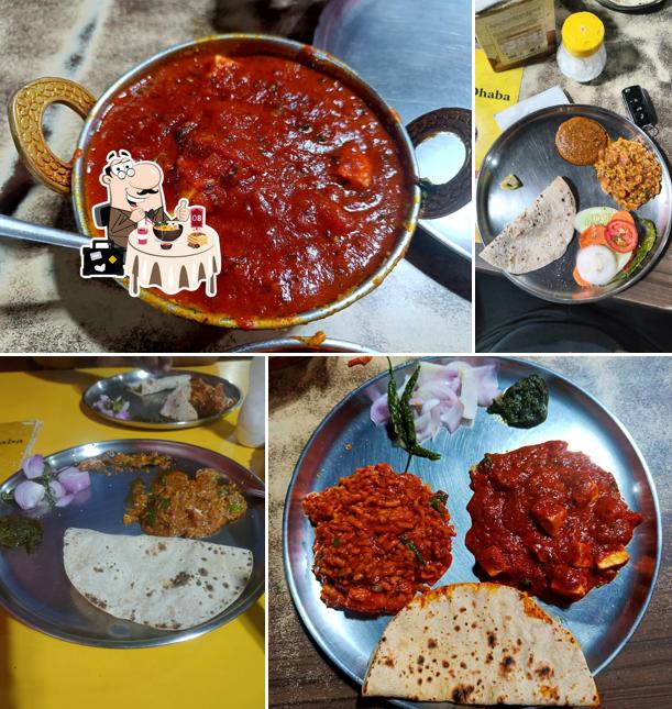 Meals at Rajasthani dhaba churu vale