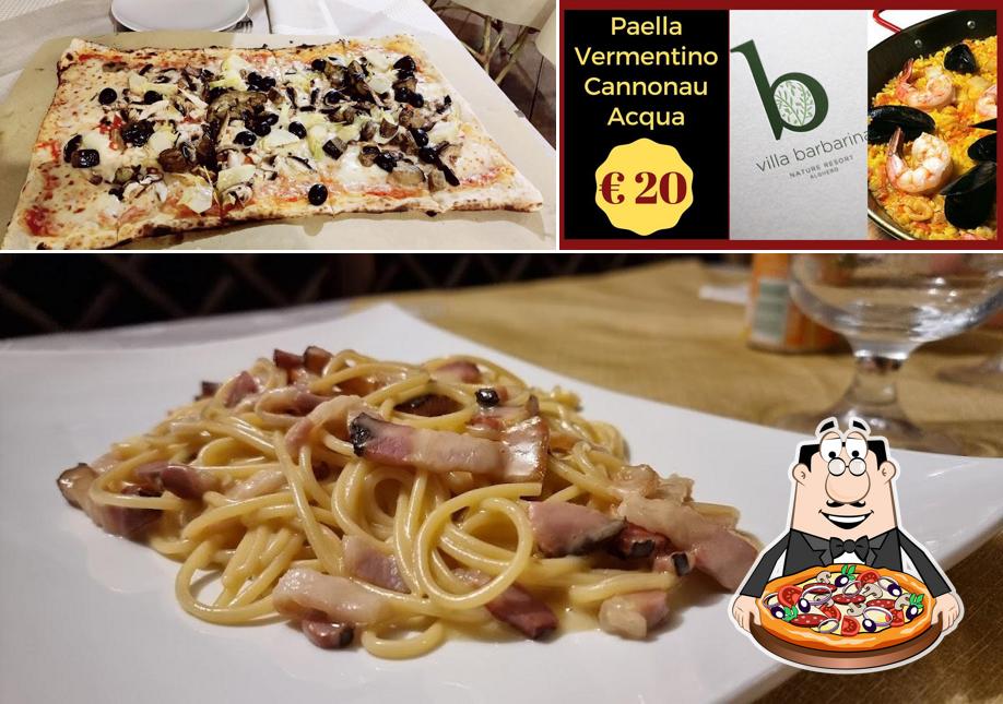 Scegli una pizza a Ristorante Villa Barbarina