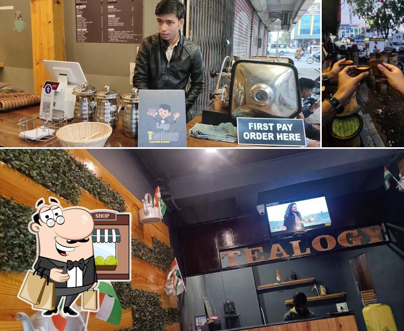 The exterior of Tealogy Cafe Dewas (mp)