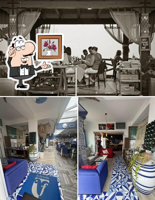 Gli interni di La Favorita Hotel