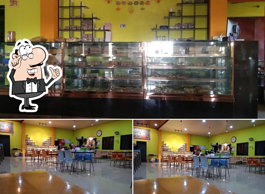 The interior of Hotel Shree Hari Pandurang