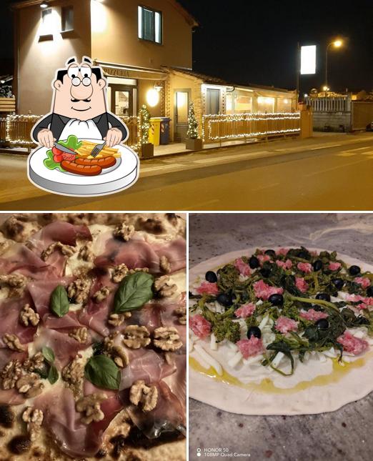 Tra le diverse cose da Il Vecchio Fienile si possono trovare la cibo e esterno