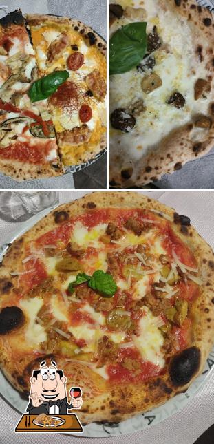 A La Piazzetta, puoi ordinare una bella pizza