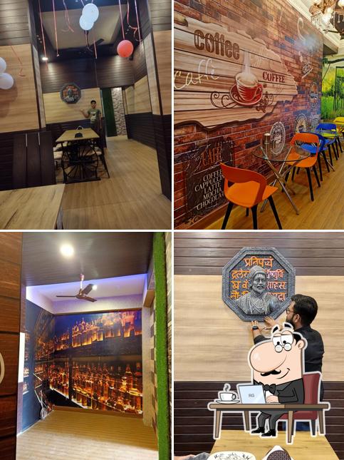 The interior of MI MARATHi HOTEL, RESTAURANT AND CAFE