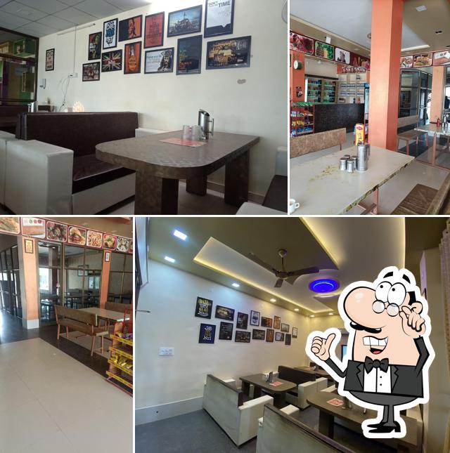 The interior of HOTEL NAVDURGA RESTAURANT AAU