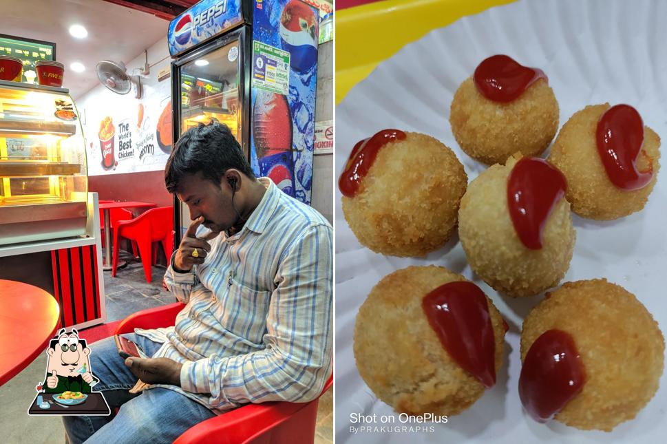 Food at Five Star Chicken