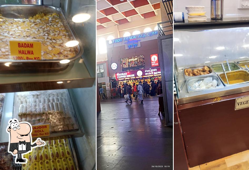The interior of Madras Coffee House - Dr.MGR. Central Railway Station, Chennai