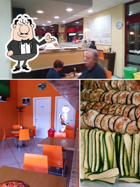 Pizzeria D'Asporto mondialpizza si caratterizza per la interni e cibo