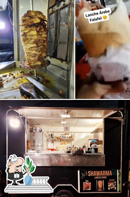 O exterior do Aly Shawarma - Lanche Árabe