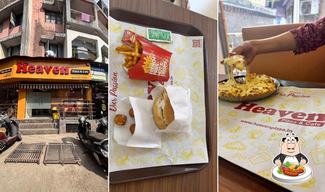 Meals at Heaven Pizza & Cafe