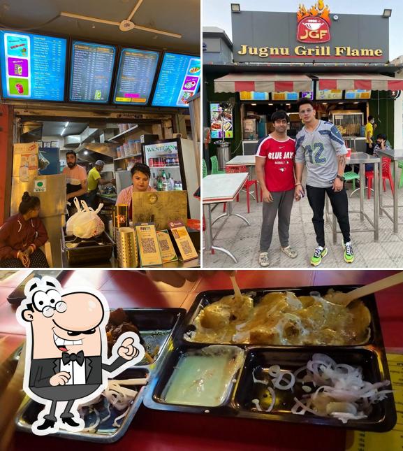 Among different things one can find interior and food at Jugnu Grill Flame Ambala City