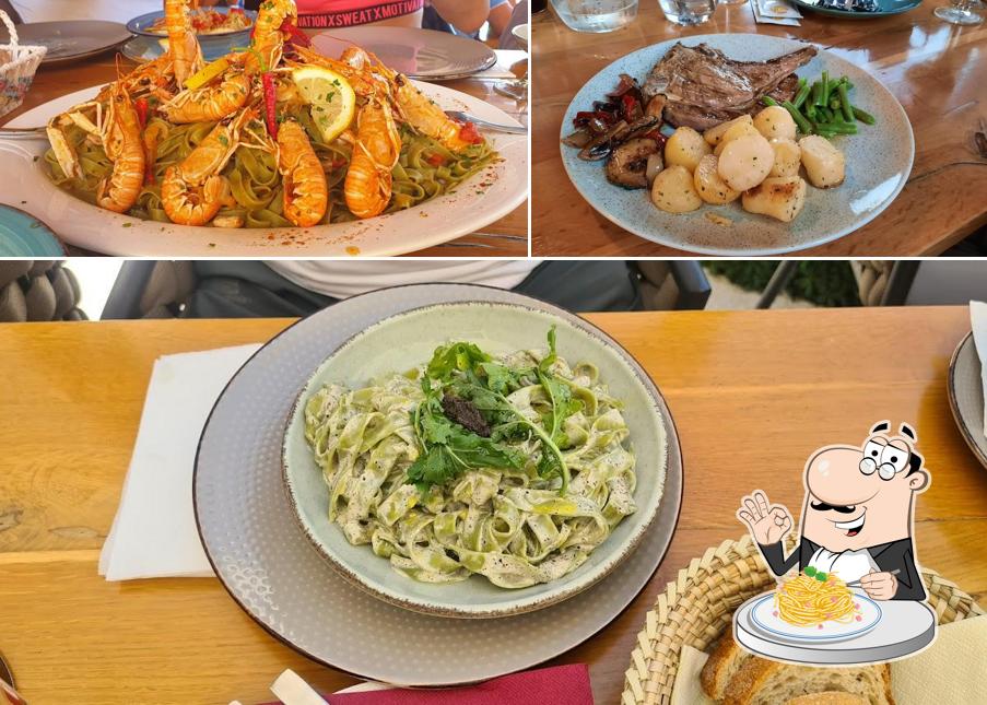 Spaghetti alla carbonara al Konoba Kanata