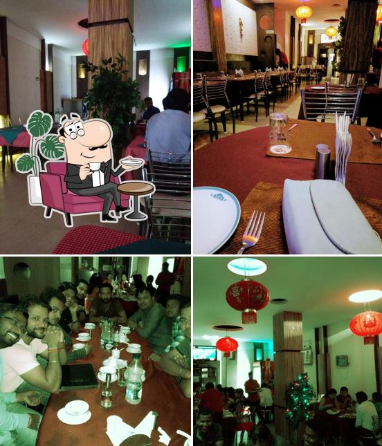 The interior of MAHABIR DELIGHT RESTAURANT