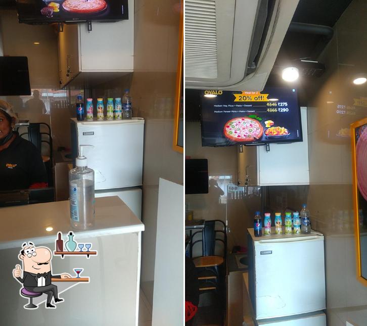 The interior of Oyalo Pizza Sundarapuram