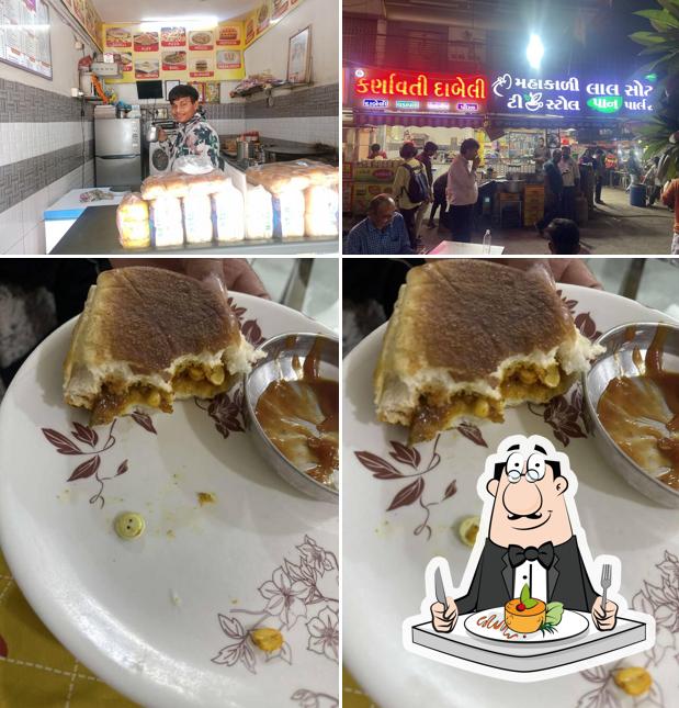 The image of Karnavati dabeli’s food and interior