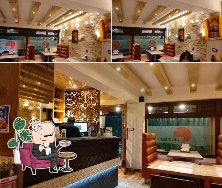 Take a seat at one of the tables at LIL' TIBET