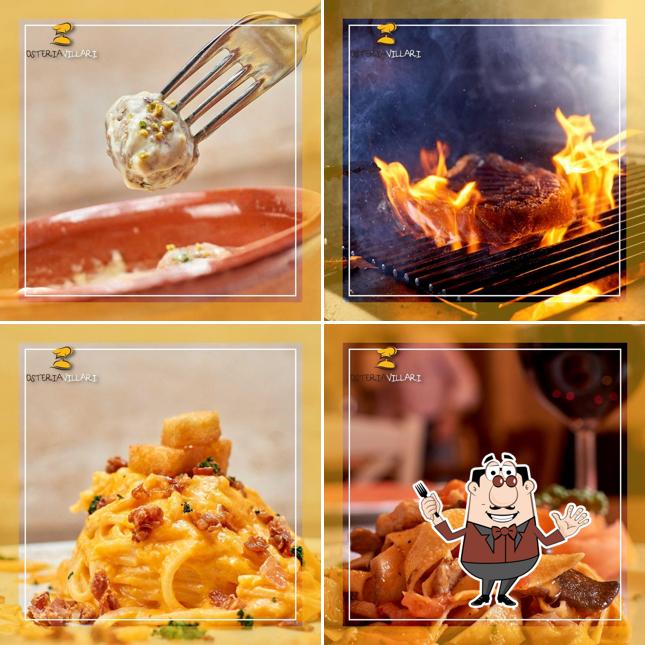 Cibo al Osteria Villari