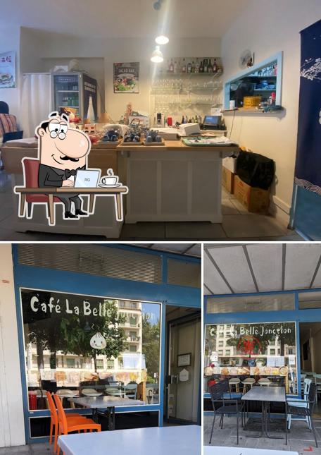 Gli interni di Café La Belle Jonction