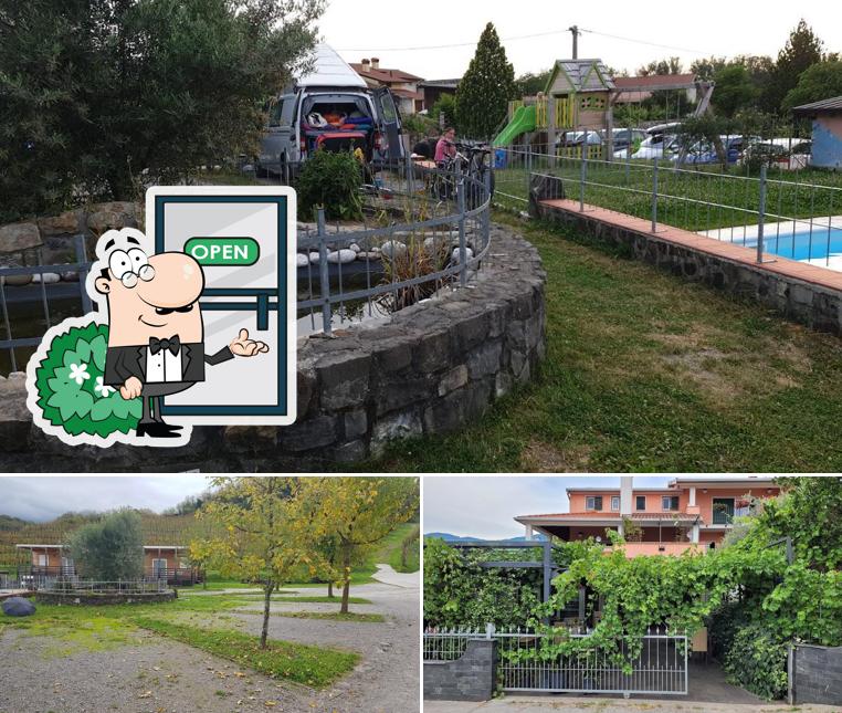 Gli esterni costituiscono una caratteristica importante di Saksida, wine & camping resort