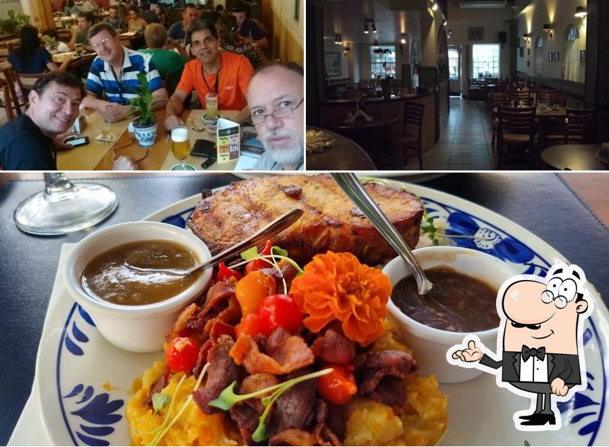 Esta é a foto ilustrando interior e comida no Casa Bela Café - Restaurante