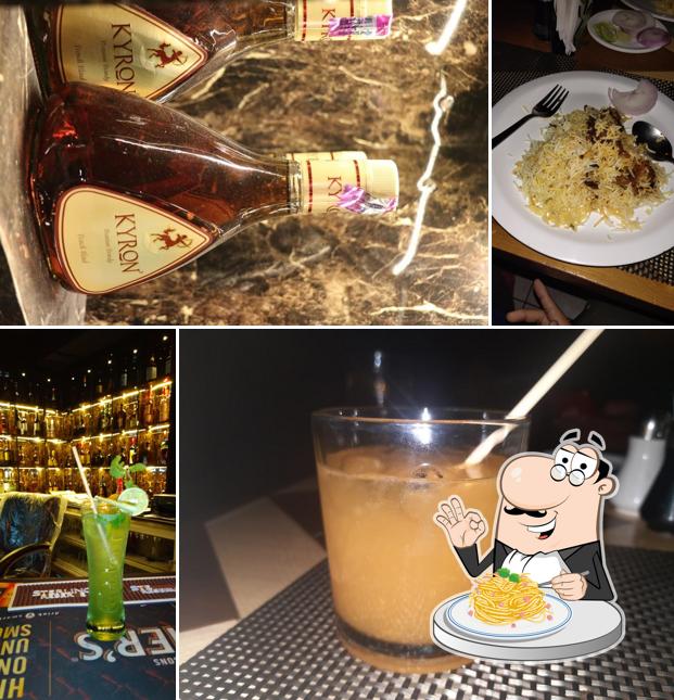 Spaghetti carbonara at DARBAR BAR AND RESTAURANT