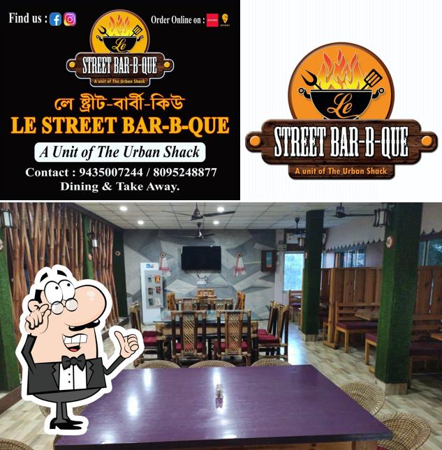 The interior of Le Street Bar-B-Que