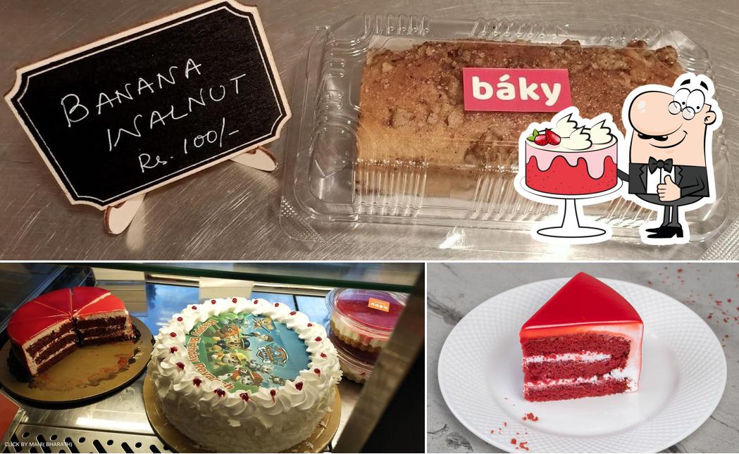 Red velvet cake at baky bakery