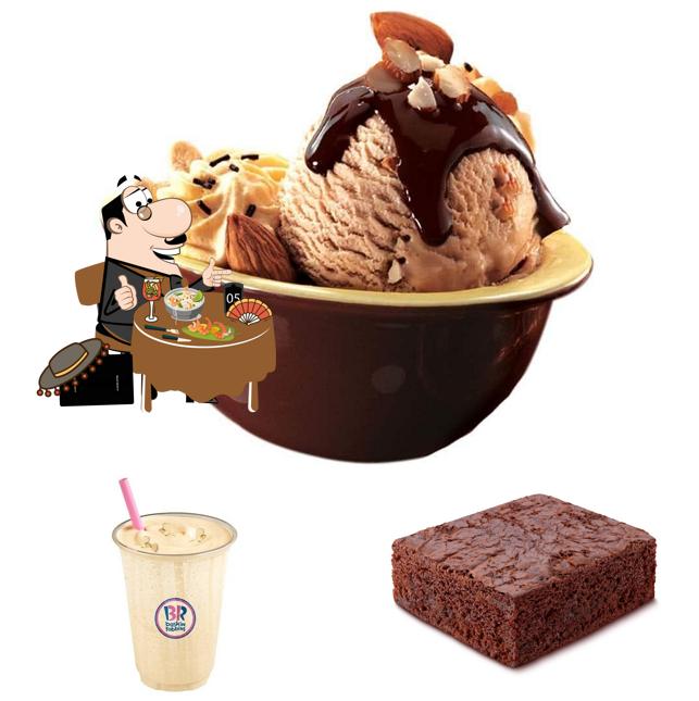 Take a look at the image showing food and beverage at Baskin Robbins - Ice Cream Desserts