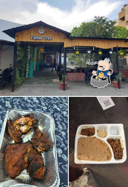 This is the image displaying food and exterior at Family Tree Restaurant