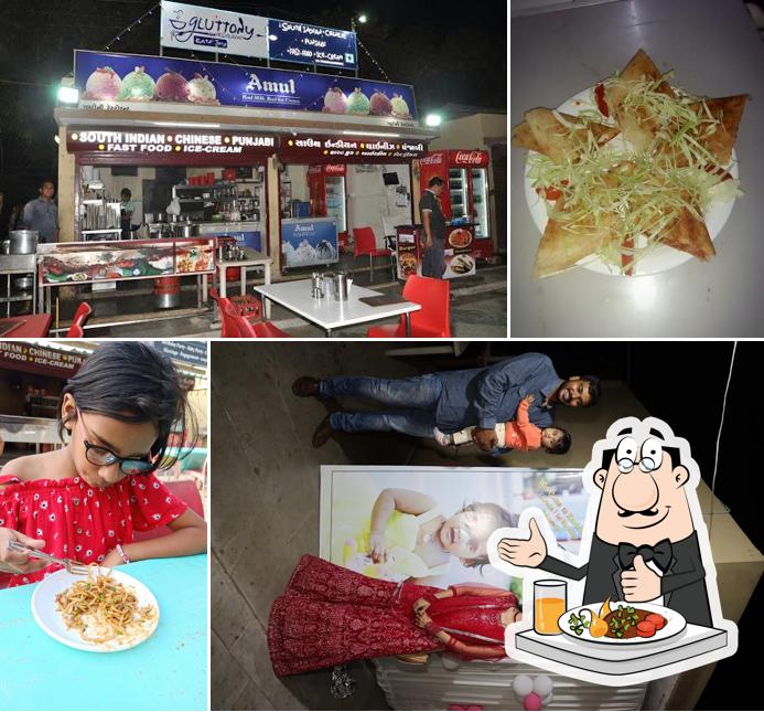 Food at Gluttony Restaurant