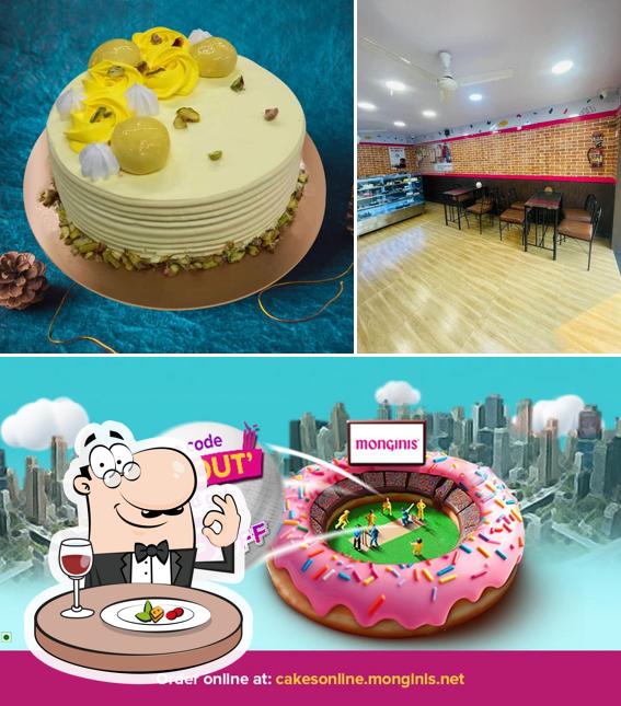 Monginis Cake Shop is distinguished by food and interior