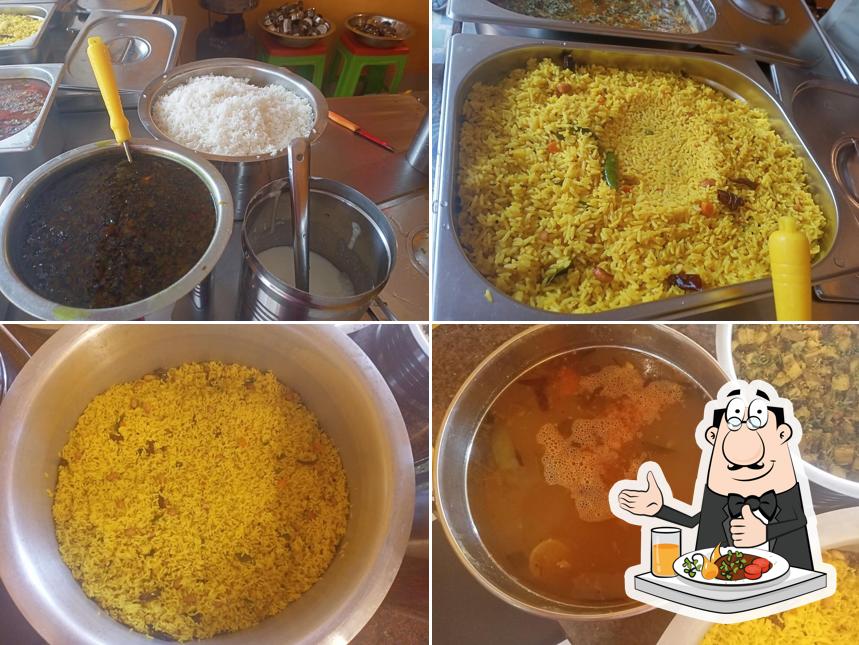 Food at SREE. BALAJI SOUTH INDIAN HOTEL