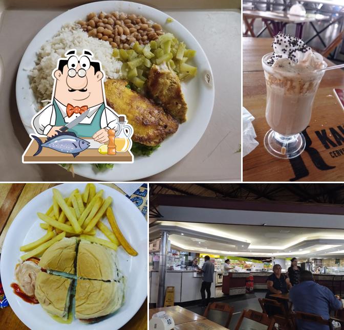 Salmão grelhado em Restaurante Norte Sul 24 Horas